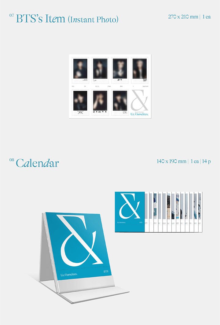 BTS Us, Ourselves ビジュアルブック　セット BTS - Us, Ourselves, and BTS 'WE' Photobook SET – SeoulMate