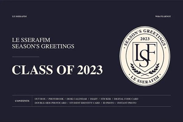 LE SSERAFIM - Season's Greetings 2023 (Class of 2023) +