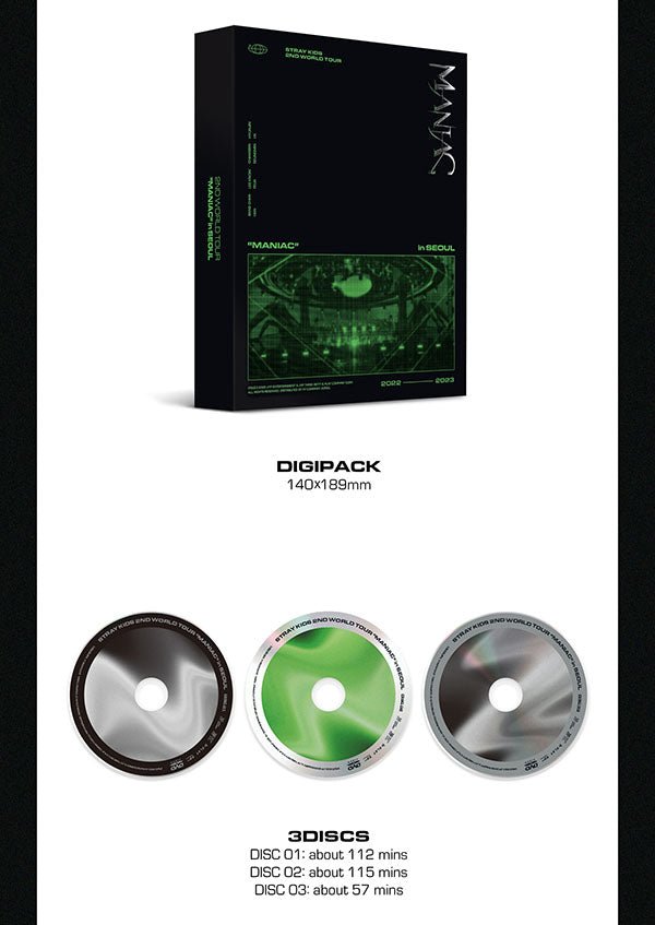 Stray Kids - 2nd World Tour “MANIAC” in SEOUL DVD – Seoul-Mate