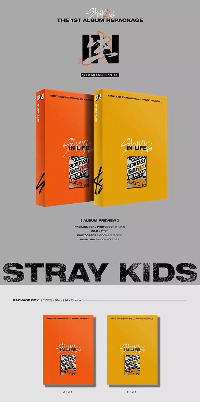 Buy Stray Kids - 1st Album Repackaged - IN生 (IN LIFE) (STANDARD